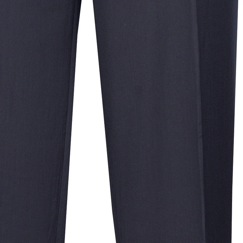 Men's Dress Pants Flat Front Design In Navy 3 Men's Dress Pants Flat Front Design In Navy - Image 3