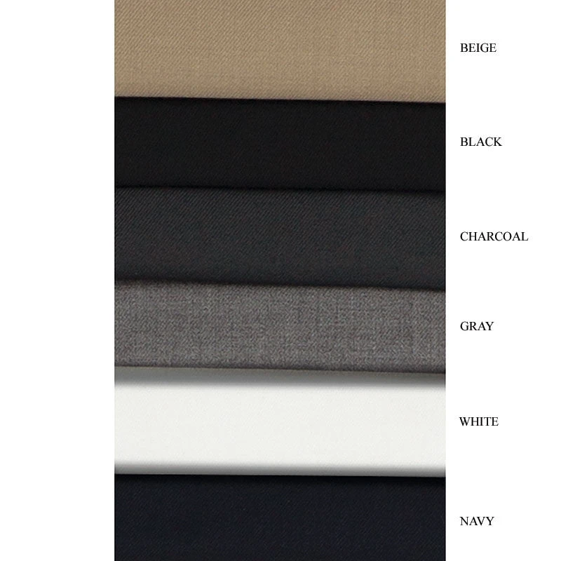 Navy Ultra Slim Fit Dress Pants Flat Front Pre-hemmed 2 Navy Ultra Slim Fit Dress Pants Flat Front Pre-hemmed - Image 2