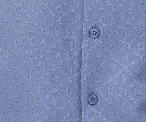 Powder Blue Diamond Tone On Tone 2 Piece Walking Suit Summer Short Sleeves 2 Powder Blue Diamond Tone On Tone 2 Piece Walking Suit Summer Short Sleeves - Image 2