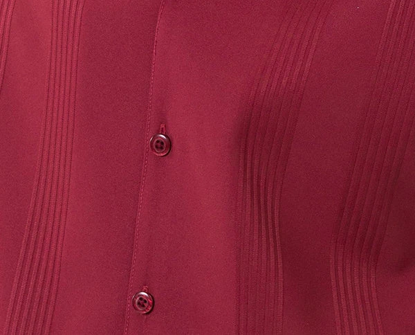 Burgundy Tone On Tone Vertical Stripes Walking Suit 2 Piece Short Sleeve Set 2 Burgundy Tone On Tone Vertical Stripes Walking Suit 2 Piece Short Sleeve Set - Image 2