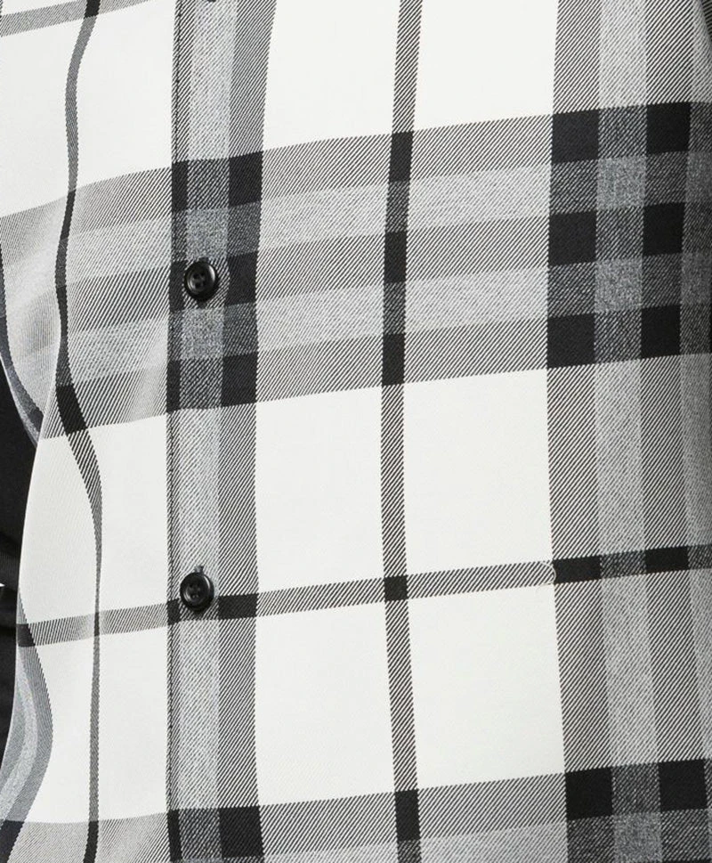 Black Plaid 2 Piece Long Sleeve Walking Suit Set 2 Black Plaid 2 Piece Long Sleeve Walking Suit Set - Image 2