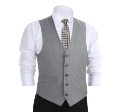Vanderbilt Collection- Classic Dress Vest 5 Buttons Regular Fit In Gray 8 Vanderbilt Collection- Classic Dress Vest 5 Buttons Regular Fit In Gray -Cheap Clothing Store 3 1944x 4a01d021 5932 4f1a b824 67e1c81c1263