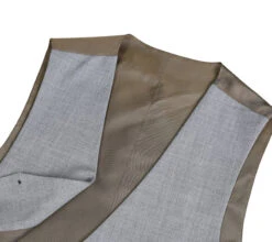 Bevagna Collection - Wool Suit Dress Vest 5 Buttons Regular Fit In Light Gray -Cheap Clothing Store 4 1944x 2b1cc013 7967 476b ae0a e55b4cfcecc4