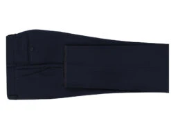 Dress Pants Regular Leg Un-Hemmed Bottoms In Dark Navy -Cheap Clothing Store 4s