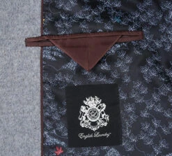 English Laundry Light Gray Fall/Winter Essential Slim Fit Overcoat Wool Blend -Cheap Clothing Store 53 01 092 5