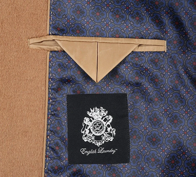 English Laundry Camel Fall/Winter Essential Slim Fit Overcoat Wool Blend 5 English Laundry Camel Fall/Winter Essential Slim Fit Overcoat Wool Blend - Image 5