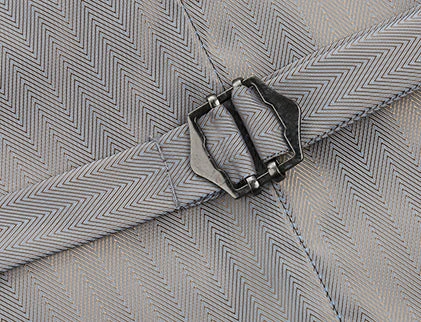 Vanderbilt Collection- Classic Dress Vest 5 Buttons Regular Fit In Navy 5 Vanderbilt Collection- Classic Dress Vest 5 Buttons Regular Fit In Navy - Image 5