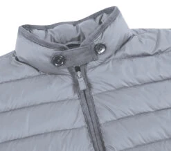 Gray Regular Classic Fit Goose Down Vest -Cheap Clothing Store 831 2 3