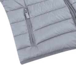 Gray Regular Classic Fit Goose Down Vest -Cheap Clothing Store 831 2 4