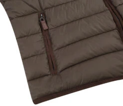 Brown Regular Classic Fit Goose Down Vest -Cheap Clothing Store 831 3 4