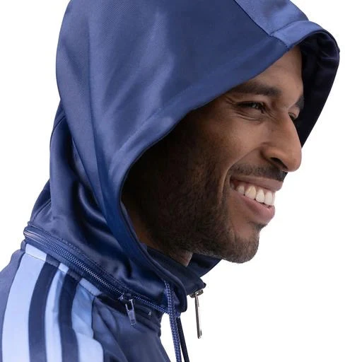 Men's Track Suit With Detachable Hood In Navy 3 Men's Track Suit With Detachable Hood In Navy - Image 3